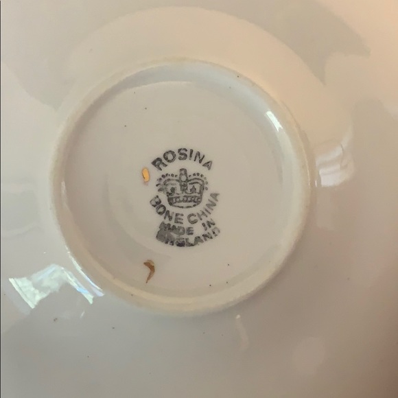 Vintage Rosina Pink Roses Cup and Saucer Set - Picture 4 of 8